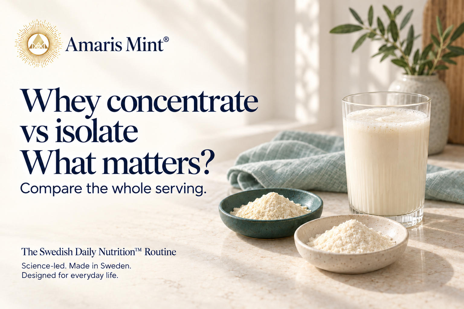 Whey Concentrate vs Isolate: Which Should You Choose?